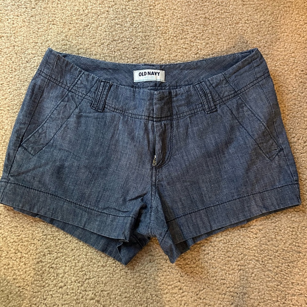 Old Navy Blue Jean Shorts with Cuffed Hem